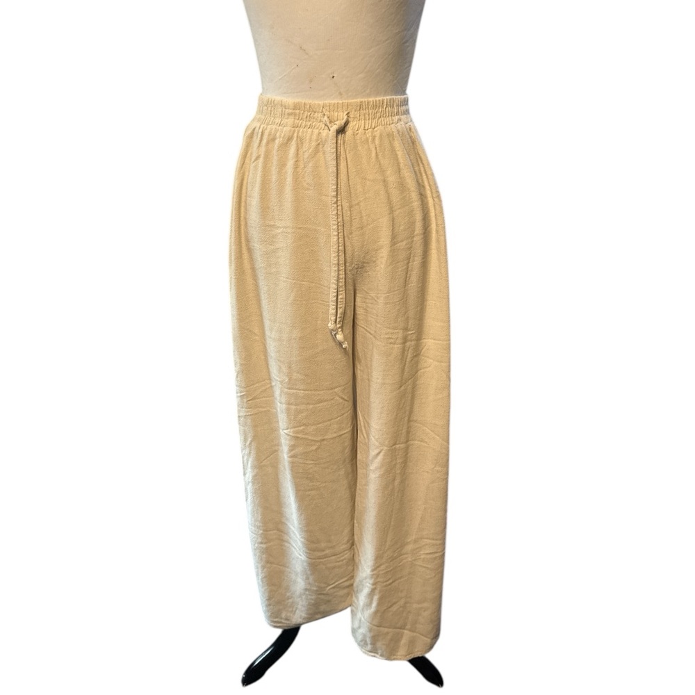 Altar'd State Cream Wide Leg Pants